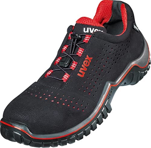 Image of Uvex Motion Style - Safety Trainer S1 SRC ESD - Red-Black - Size 5