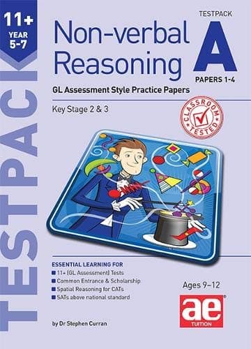 Image of 11+ Non-verbal Reasoning Year 5-7 Testpack A Papers 1-4: GL Assessment Style Practice Papers