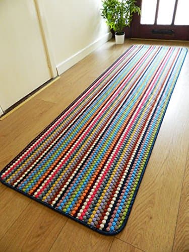 Image of RUGS SUPERSTORE NEW MULTI COLOURED MODERN WASHABLE NON SLIP KITCHEN UTILITY HALL LONG RUNNER DOOR MAT RUG (7 (57x180cm)
