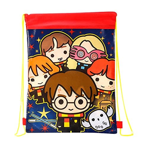 Image of Harry Potter Drawstring Bag for Kids - Adjustable PE Kit Gym, School, Swim & Travel Backpack, Lightweight & Waterproof Kids PE Bags, Multicolour Easy to Adjust Bag for Boys & Girls