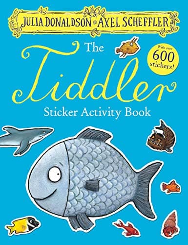 Image of The Tiddler Sticker Activity Book: Packed with mazes, dot-to-dots, word searches, colouring-in pages and more!