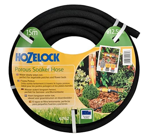 Image of HOZELOCK - Porous Hose 15 m : Microporous Hose for Economical Watering, Without Wasting Water. Ideal for Flowerbeds, Vegetable Gardens and Greenhouses: Ready to Use [6762P0000]