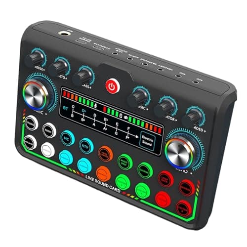 Image of USB Sound Card Live Broadcast Advanced Auditory Decoding Easy Controls for Gamers Content Creators and Musicians Studio Grade