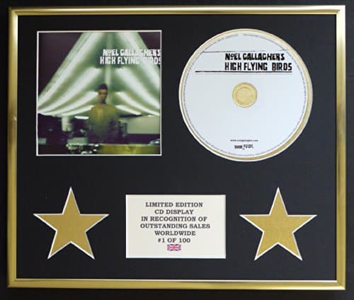 Image of NOEL GALLAGHER/CD DISPLAY/LIMITED EDITION/COA/HIGH FLYING BIRDS