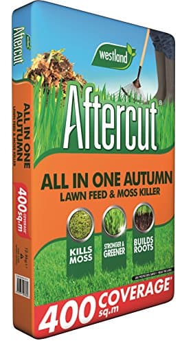 Image of Aftercut All In One Autumn Lawn Care (Lawn Feed and Moss killer), 400 m2, 14 Kg