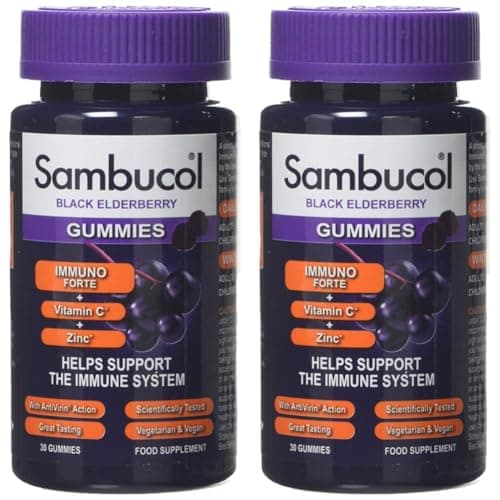 Image of SAMBUCOL IMMUNO Forte Gummies, 30 Count (Pack of 2)