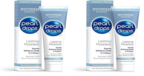 Image of Pearl Drops - Lasting Flawless Professional Daily Toothpaste - Whiter Teeth in 3 Days - 75 ml (Pack of 2)