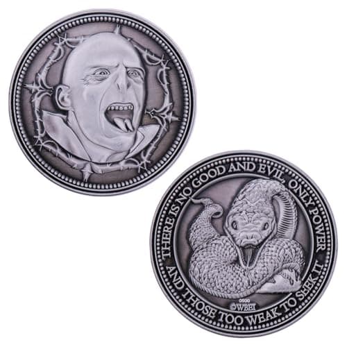 Image of Harry Potter Limited Edition Lord Voldemort Collectible Coin