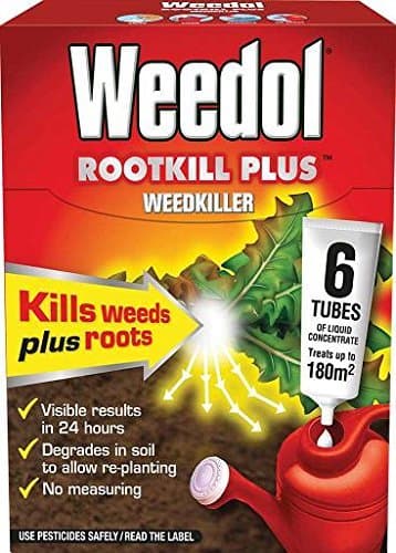 Image of Weedol Rootkill Plus Liquidose - 6 Tubes Pro Weedkiller Results in 24 Hours
