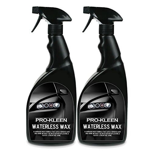 Image of 2 x 750ml Pro-Kleen Car Waterless Wash and Wax Cleaner