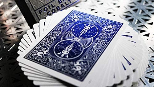 Image of Bicycle Rider Back Cobalt Luxe | Blue | Version 2 by US Playing Card Co | Poker Deck | Collectable