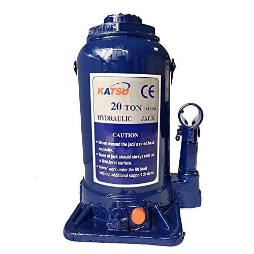 Image of KATSU Hydraulic Bottle Jack 20 Ton Heavy Duty Lifting Stand Jack For Small Or Large Vehicles 161128A