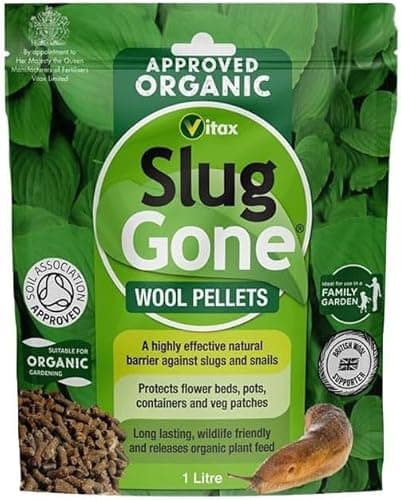 Image of Slug Gone Wool Pellets 1L (Pack of 1) – Natural Slug Repellent & Barrier | Slug Killer & Snail Killer | Pet Friendly Slug Pellets for Garden | Nematodes for Slugs Alternative