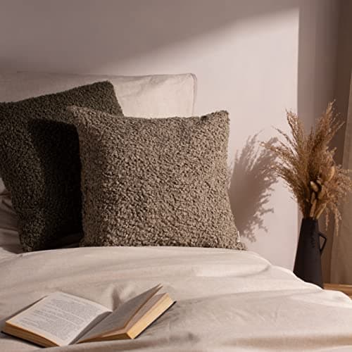 Image of Yard Cabu Chunky Boucle Feather Rich Filled Cushion