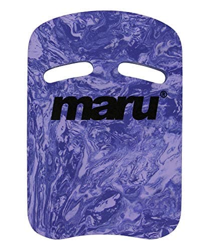 Image of Maru Swimming Kickboard (Dark Purple/Purple) – Buoyant Foam Swim Float for Kick Strength & Technique – L42xW28cm – Easy-Grip, Non-Chafing Swimming Float for Children & Adults (6+) – Trusted by Coaches