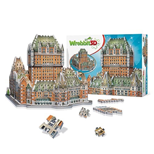 Image of Wrebbit3D Château Frontenac 3D Puzzle | 865 Jigsaw Puzzle Pieces | Castles and Cathedrals Collection