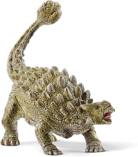Image of SCHLEICH Dinosaurs - Anklyosaurus Dinosaur Figurine with Realistic Armored Body and Tail - Durable Dino Toy for Imaginative Play - Prehistoric Reptile Figure - Educational Toy for Kids 4+ | 15023