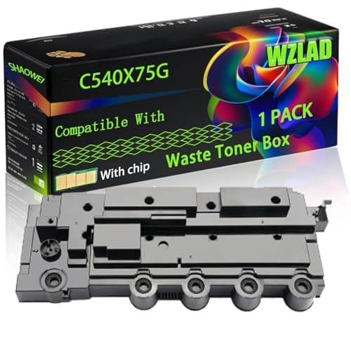 Image of C540X75G Compatible for Lexmark Waste Toner Box with Chip CX 310 dn CX 310 n CX 317 de CX 317 dn CX 410 de CX 410 Printers (1 Pack Black)