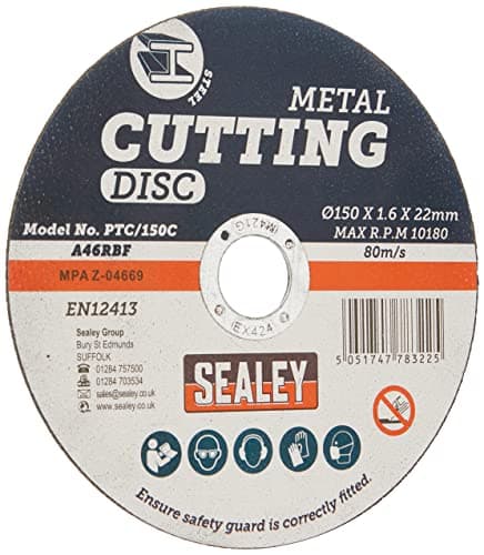 Image of Sealey PTC/150C Cutting Disc Ø150 x 1.6mm 22mm Bore