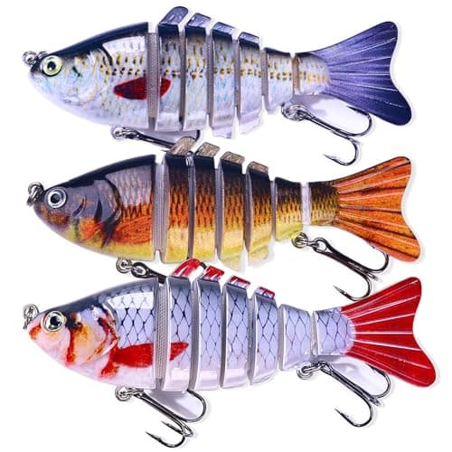 Image of Lifelike 3D Bionic Fishing Lures for Freshwater and Saltwater Beginners Amateurs and Professionals Swimmax Swimming Lures for Bass Trout Crab Fish Catfish Pike Bluegill Salmon Fishing Tackle