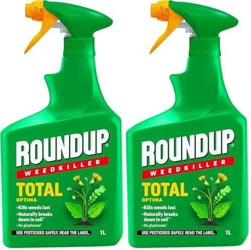 Image of Roundup Weedkiller Total Optima, spray, 1 litre (Pack of 2)