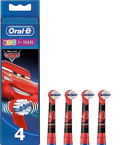 Image of Oral-B Stages Power Cars Kids Toothbrush Replacement Heads (Pack of 4)