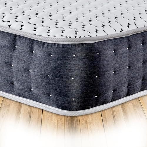 Image of Starlight Beds Pocket Sprung Mattress. 9 Inch Deep with Cashmere Sleep Surface and Natural Fillings. Medium Firmness. (Single)
