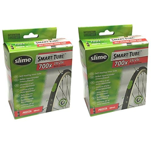 Image of Slime Smart Tube Self Healing 700c x 19-25 Presta Inner Tubes (Pack of 2)