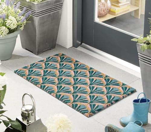 Image of Lord of Rugs Printed Coir Door Mat for Home Entrance Indoor and Outdoor, Patio, Balcony Non-Slip Durable Natural Coconut Fiber Doormat in 45x75 cm Deco