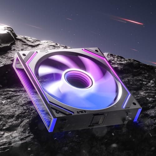 Image of AsiaHorse DAWN Pro 120mm ARGB PC Case Fan [1 Pack] Infinity Mirror Daisy Chain HDB Bearing 1850 RPM PWM High Airflow 71 CFM High Static Pressure 2.6 mmH2O 5V 3Pin RGB Sync