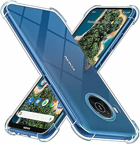 Image of BNBUKLTD Compatible with Nokia 8.3 5G Case Clear Shockproof Gel Cover & Stylus