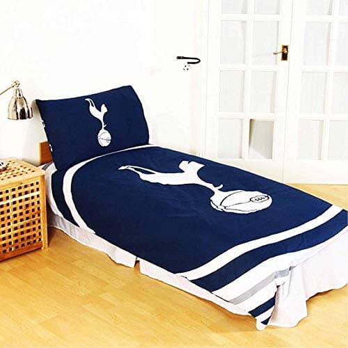 Image of Tottenham Hotspur Official Reversible (SPURS) Single Duvet Cover Set With Pillowcase,2 pcs
