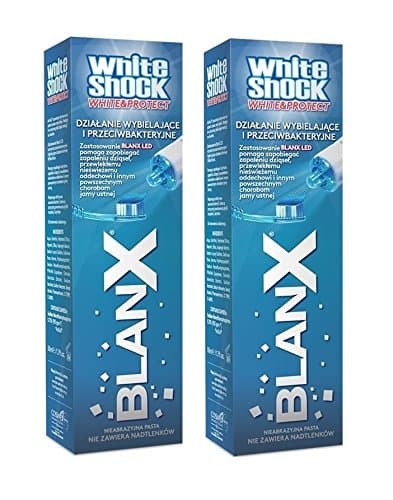 Image of [2 Pack] BlanX White Shock & Protect 50 ml Toothpaste with LED