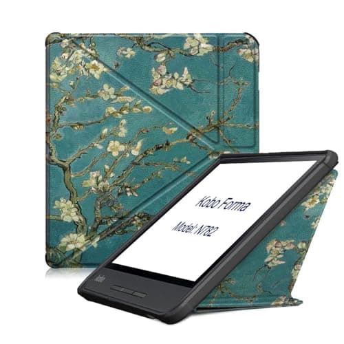 Image of E-Reader Cover for Kobo Forma N782 8 inch (2018 Release Version),Ultra Slim Lightweight with Auto Sleep/Wake Up Function Folio Leather Case for KOBO Forma 2018 8" E-Book (XH)