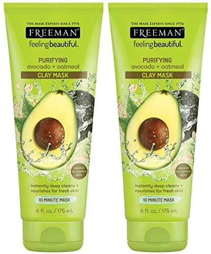 Image of Freeman Facial Clay Mask Avocado & Oatmeal 6oz (2 Pack)