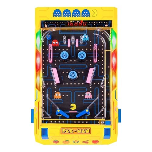 Image of Menkind Merchant Ambassador Electronic Arcade Pinball Pac-Man Edition Desktop Game