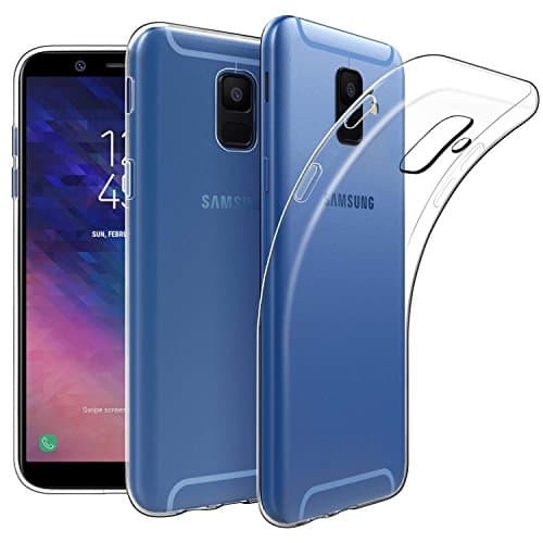 Image of DN-Technology® Samsung Galaxy A6 2018 Cases, Galaxy A6 2018 Case Slim Silicone TPU Gel Cover, Phone Case Crystal Clear Transparent For Samsung A6 2018