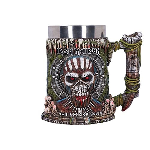 Image of Nemesis Now Officially Licensed Iron Maiden Book of Souls Tankard, Multi Coloured, 17.5cm