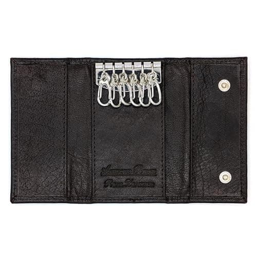 Image of Ashford Ridge Real Leather Key Case Holder Wallet for Men and Women - Brown