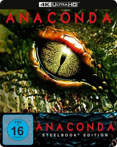 Image of Anaconda (Limitiertes Steelbook) (4K Ultra HD) [Blu-ray] [Region B] [1997]