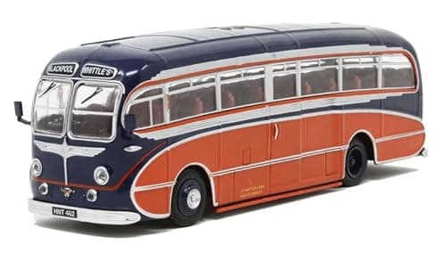 Image of BURLINGHAM SEAGULL COACH BUS MODEL 1:76 SIZE CORGI ATLAS 4642101 BLACKPOOL T4