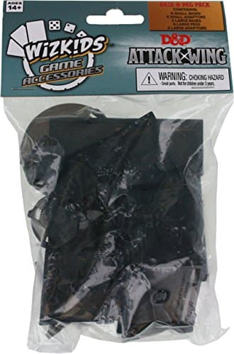 Image of Dungeons and Dragons D and D Attack Wing Bases Set Board Game (Black)