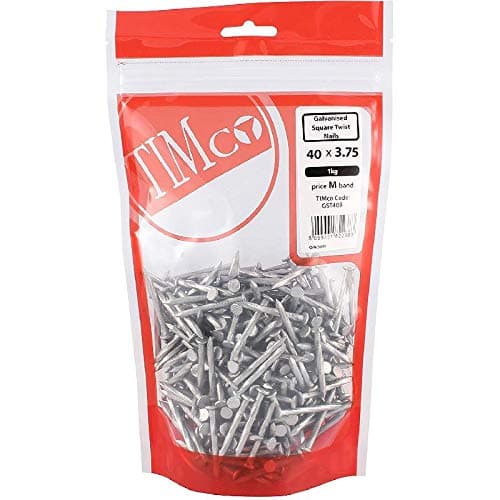 Image of Spax Galvanised Twist Nails - 40mm x 3.75mm - 1Kg Bag