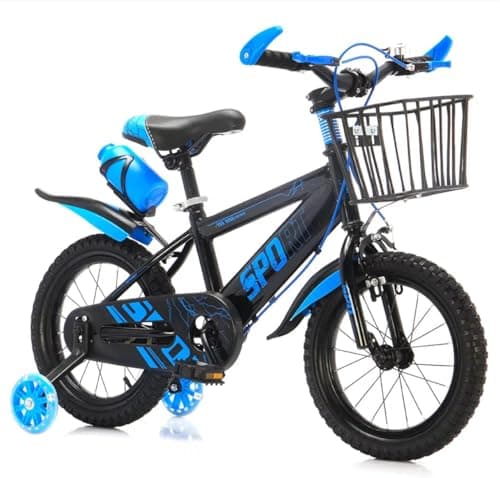 Image of Kids Sport Bike, Raleigh, Tourer, Bicycle, Cycling, Boys Cycle, 12" 14" 16" 18" 20", Children’s Bicycle, Child Bikes, Adjustable Sport Bike 2-12 Years Old, Stabilisers, (14 Inch)