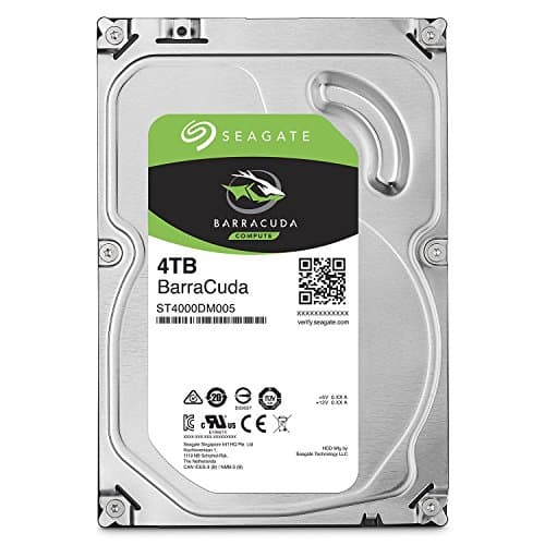 Image of Seagate BarraCuda 4 TB 3.5 inch Internal Hard Drive (64 MB Cache SATA 6 GB/s up to 180 MB/s)