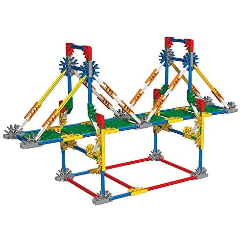 Image of Basic Fun K'NEX STEAM Education | Intro to Simple Machines: Bridges | Educational Toys for Kids, STEM Learning Kit, Engineering Construction for Kids Ages 8 78640