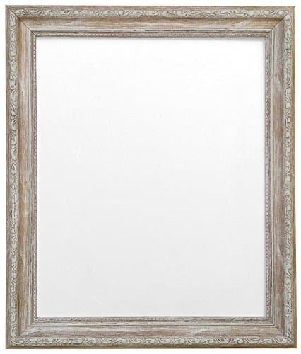 Image of Shabby Chic Distressed Wood Picture Photo Frame 50 x 70 cm (Plastic Glass)