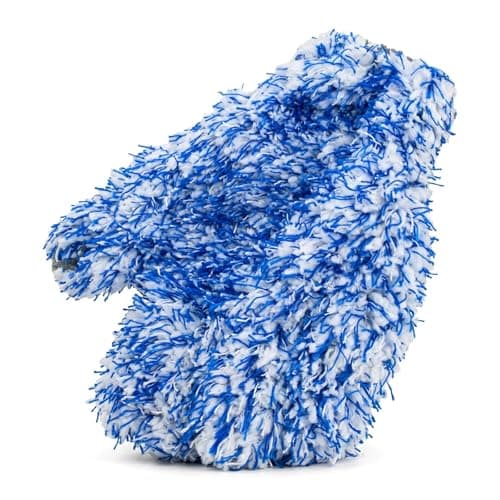 Image of Microfibre Car Wash Mitt, Car Microfiber Drying Mitts, Super Absorbent Wash Glove, Blue Noodle Mitts, Highly Absorbent Scratch-Free, for Home and Washing, Drying, Detail Cleaning