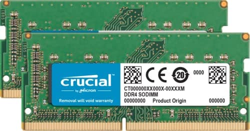 Image of Crucial RAM CT2K16G4SFD824A 32GB Kit (2x16GB) DDR4 2400MHz CL17 Laptop Memory