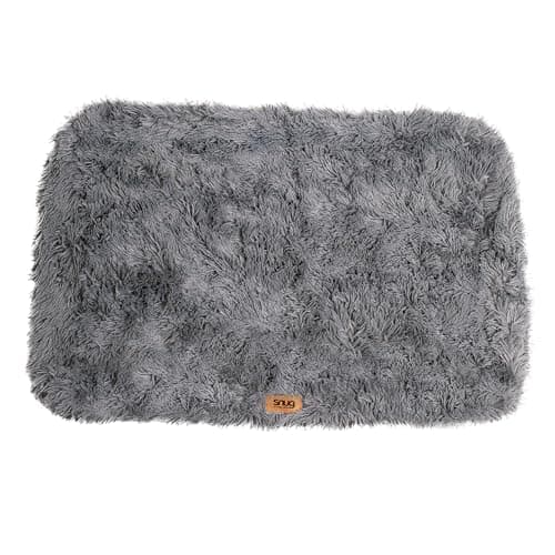 Image of Snug Super Fluffy Dog Bed Cover Only - Super Soft and Comfortable for Cat Dog - Spare Pet Bed Cover - Matching Pet Bed Available - Machine Washable – Extra Large - 120 x 80 x 11cm, Grey